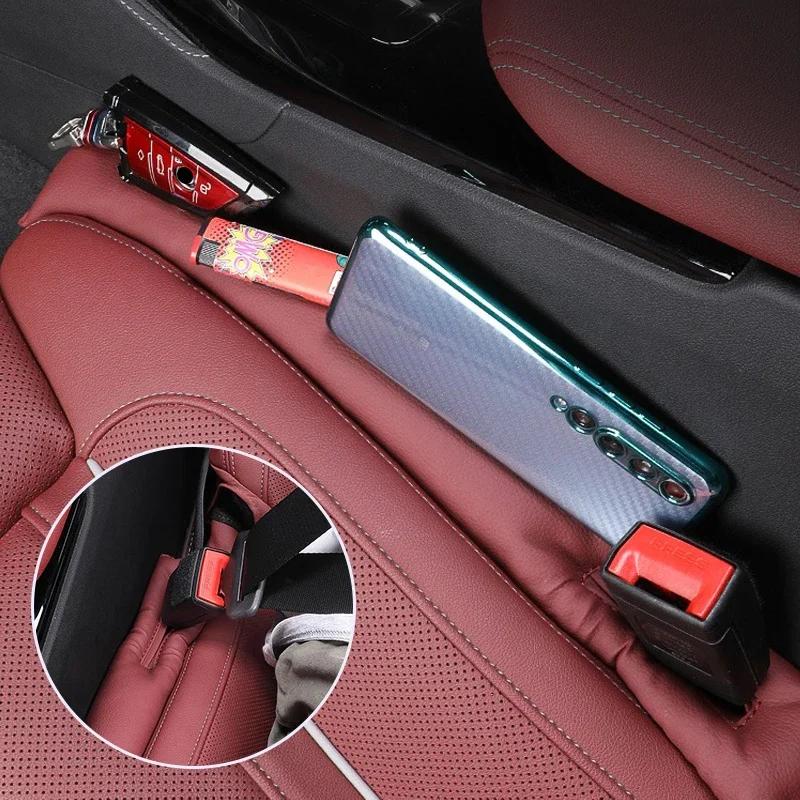 DFWV4 2025 New Leather Car Seat Gap Filler Seat Gap Leak Proof Filling Plug Strip for BMW M M3 M5 X1 X3 X5 X6 E46 E39 E36 E60 E90 Acce