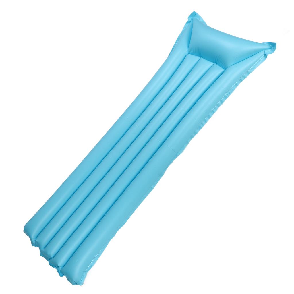 Aufblasbare Schwimminsel PVC Verdickt Freizeit Schwimmbett Cartoon Blau Einfarbig Kinder Wasser Aufblasbar