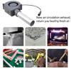 Quiet 12V Blower Fan 5500RPM High Airflows Speed Control For DIY Smokeless Fire Pit Stove Cooling Metal Duct Setups