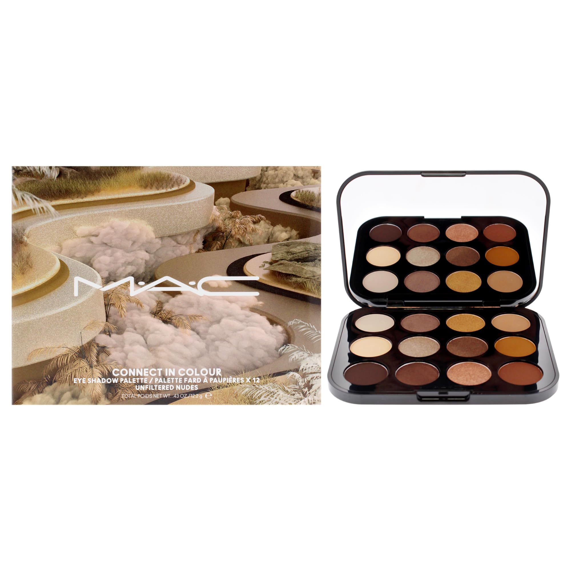 

MAC Collect In 12 Color Eyeshadow Palette Fi (Used) (Hi Colour)