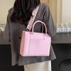 Wide Shoulder Strap Bag Women's 2025 New Spring and Summer Versatile Trend Commuter Tote Bag European and American Fashion Portable Messenger Bag