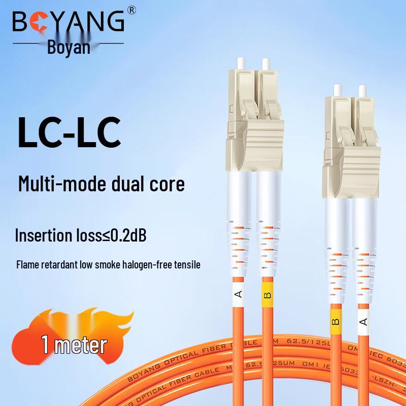 

BOYANG Multimode Duplex Fiber Patch Cable 1m