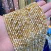2mm Natural Stone Amethyst Tiger Eye Lapis Lazuli Beads Inlaid with Bright Pearl Jewelry Making DIY Necklace Bracelet Jewelry