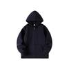 Men's Heavyweight Silver Fox Fleece Hoodie: Thick, Warm, Solid Color, Customizable, Hooded Jacket for Autumn/Winter