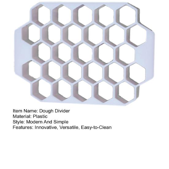 Splitter Dough Divider Tool High-Quality Food-Safe Material Thin 1mm Cutting Edge for Easy Portioning Honeycomb Shape