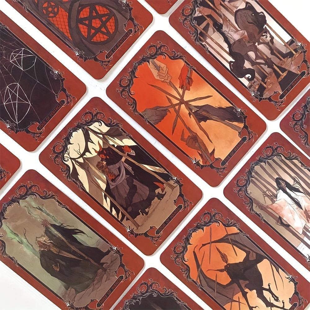 Horror Tarot Cards English  Fun Deck Table Divination Fate Board Games, Gaming Gift