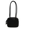 Retro niche portable bowling bag 2025 spring and summer new solid color shoulder bag temperament simple handbag
