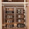 1/2Pcs Belt Storage Boxes Large Capacity 4 Grids Transparent Design Tie Belt Storage Holder Display Case Closet Organizer