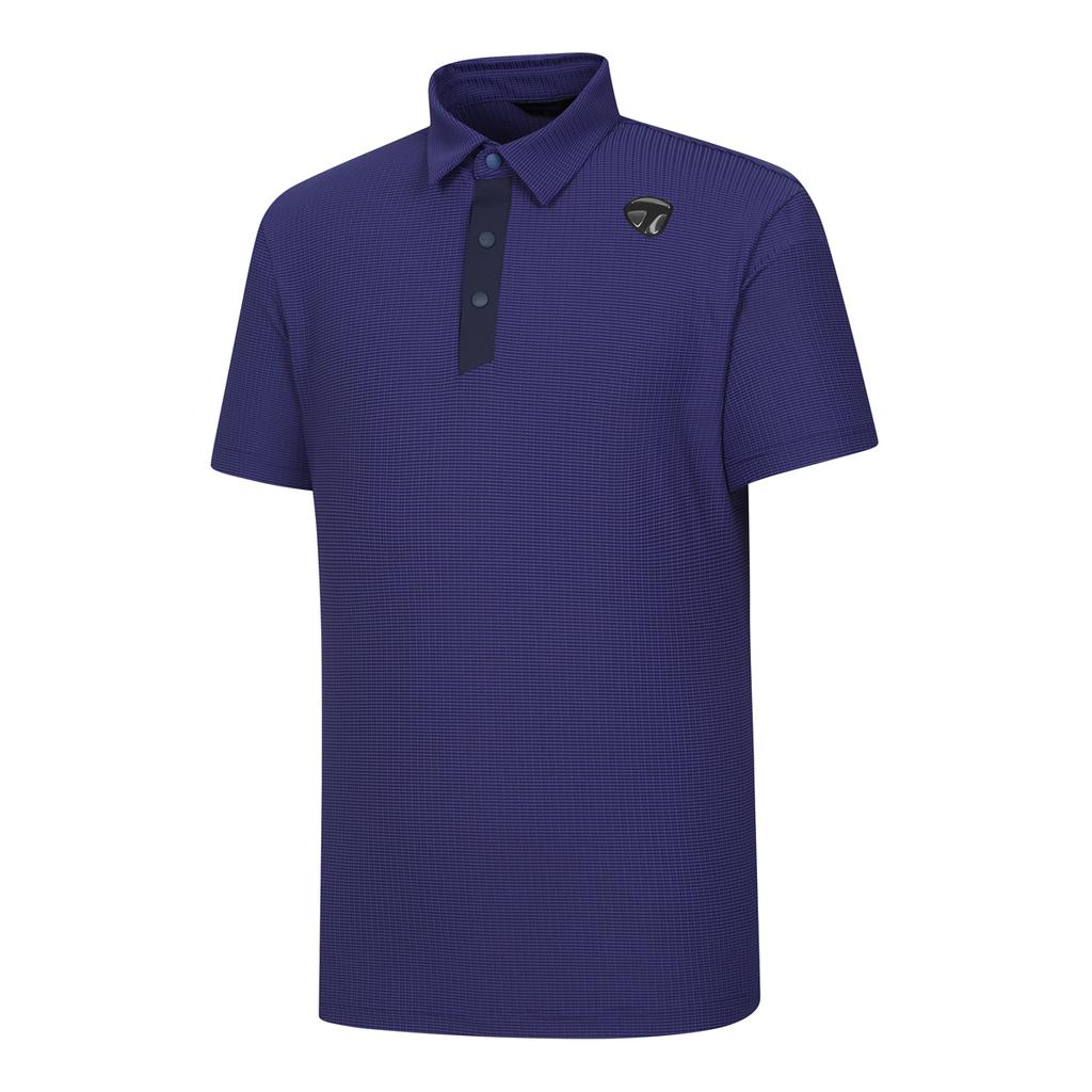 TAYLORMADE APPAREL 26Ss Men'S Square Knit Collar Short Sleeve T-Shirt T8031T62143-930