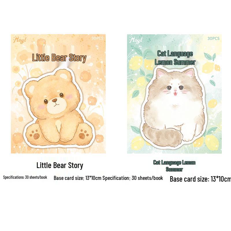 Adorable Animal Sticky Notes: Reusable Student & Office Message Markers