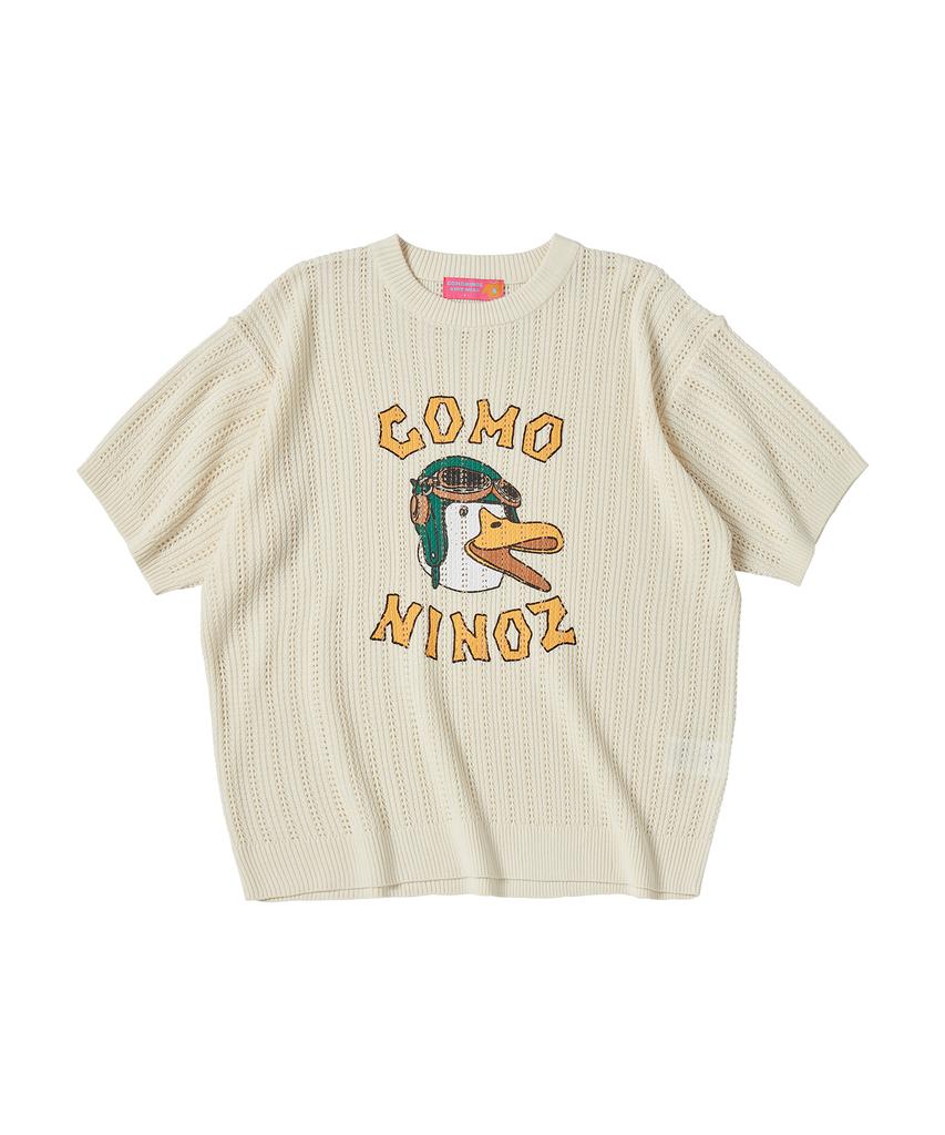 COMONINOZ Summer Graphic Knit [Ivory]