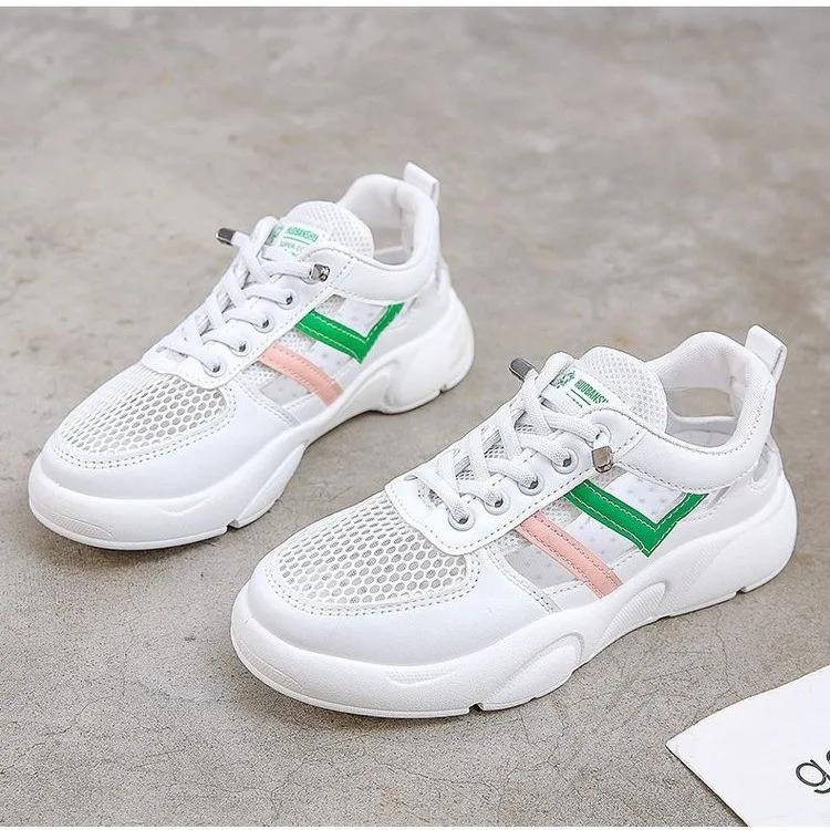Fashion 2024 Classic Hollow Mesh Breathable Casual Shoes Spring and Autumn Women's Comfortable Soft Bottom Running Sports Shoes sneakers