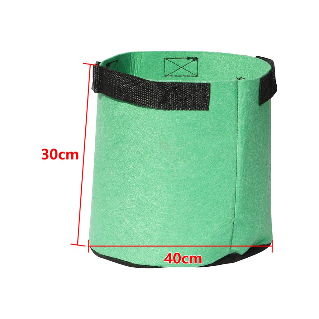 2/5/10 Gallon Garden Grow Bag Felt Plant Growing Pot Flower Vegetable Fruit Herb Fabric Container Indoor Outdoor Planting Tools