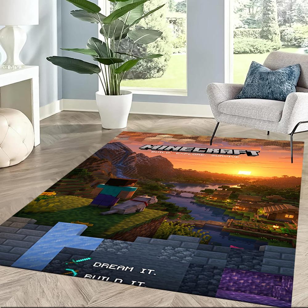 Minecraft 225 Floor Mat Design for Entryway Kitchen Outdoor Playrooms Antislip Carpet Office home decor Spiritual Gift