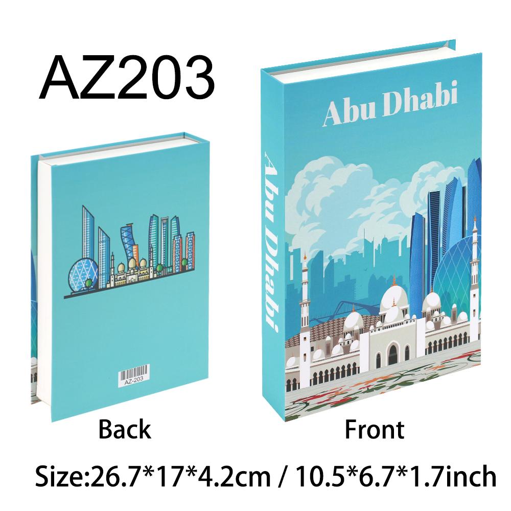 New York Paris London Series Luxury Fake Book Decoration Remote Control Storage Box Fashion Coffee Table Decoration Accessories