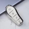 Soft TPU Car Key Case Cover, for BYD Han Ev Tang Dm/Qin Plus/Song Pro/MAX/Yuan Buckle Auto Shell Fob Keychain Accessories