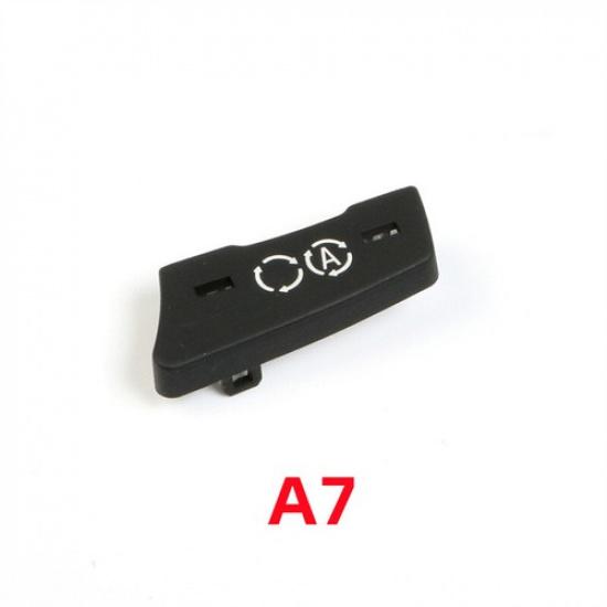 1pcs Black ABS Car Front AC Control Switch Button Trim For BMW 5 E60 E61 2003-10