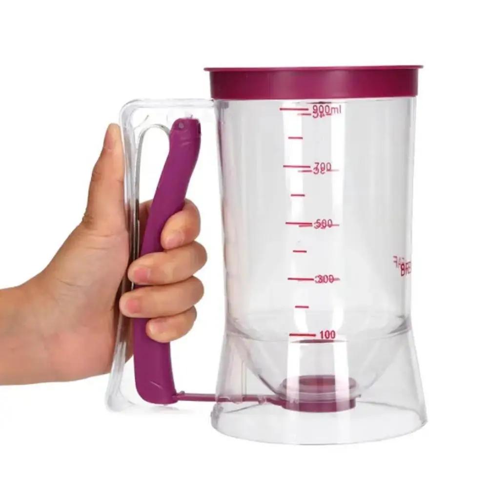 Batter Dispenser ABS 900ml Batter Cream Separator Baking Tool for Pancake Cupcake Cake Waffle