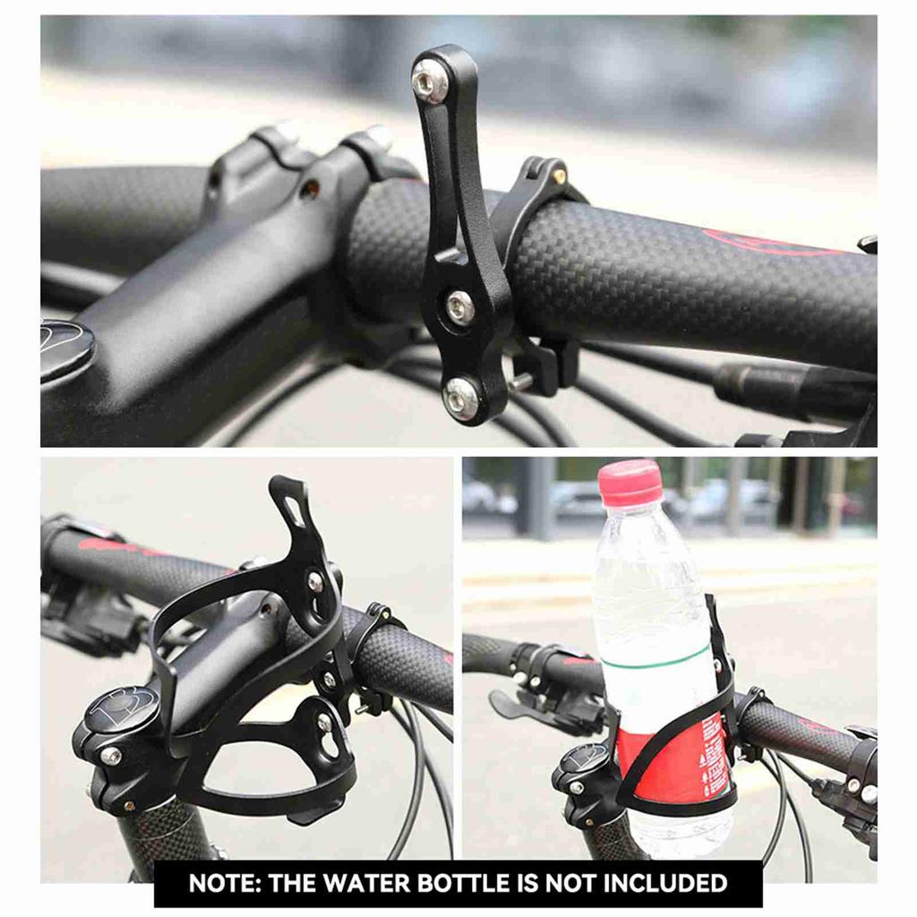 Adjustable Bike Bottle Cage Adapter Aluminum Alloy Bike Water Bottle Cage Holder Mount Adapter