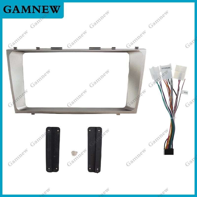 9 Inch Car Frame Fascia Adapter Android Radio Dash Fitting Panel Kit For Toyota Camry Aurion DAIHATSU Altis 2006-2011