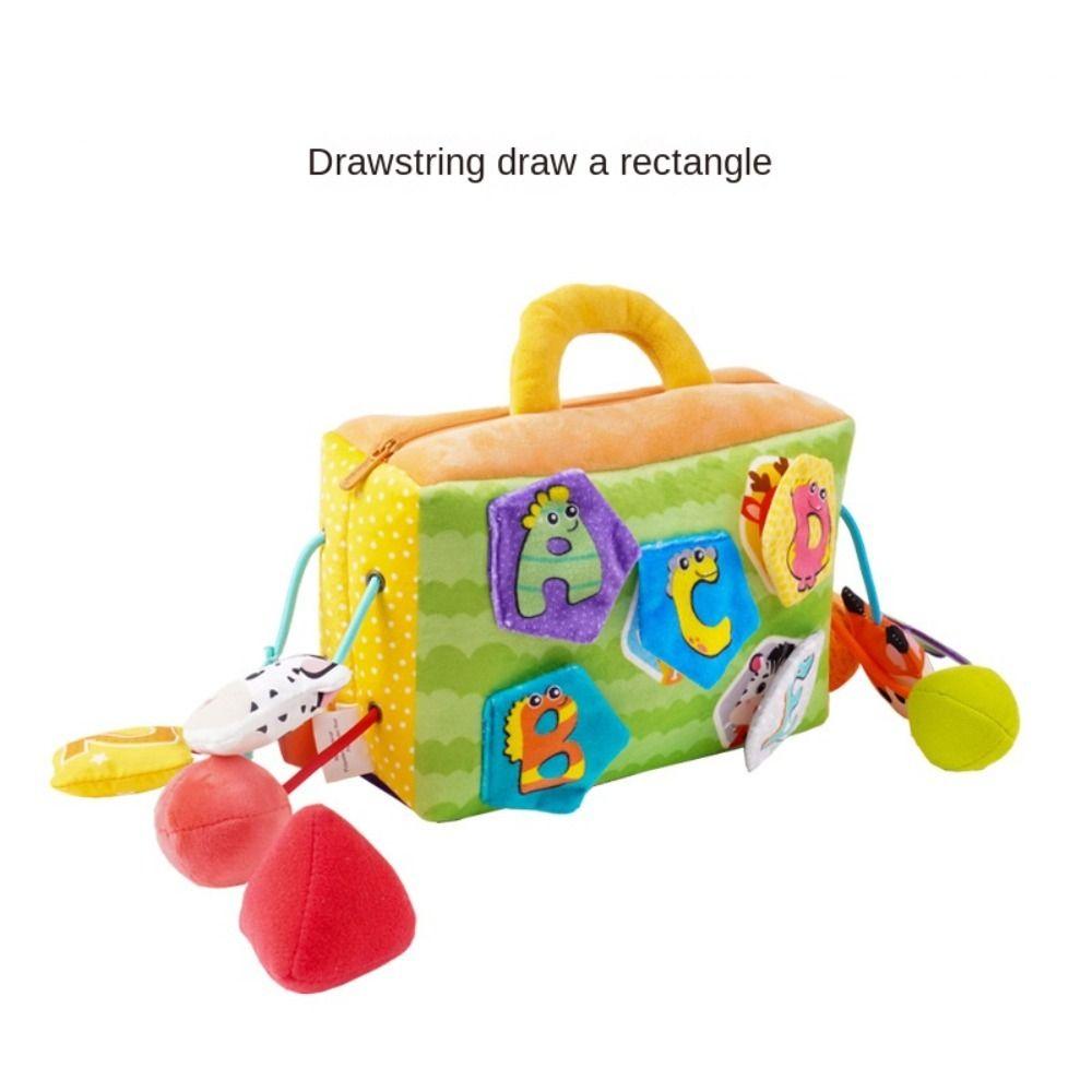 Cartoon Sensory Toys For Toddler Animal Pull String Teether Toy Pull Rope Toys  0-12 Months