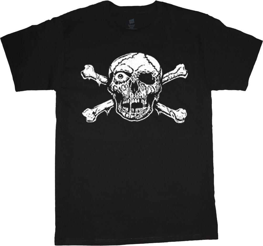 Mens Pirate Shirt Skull Crossbones Mens Graphic Tee Clothing Apparel S