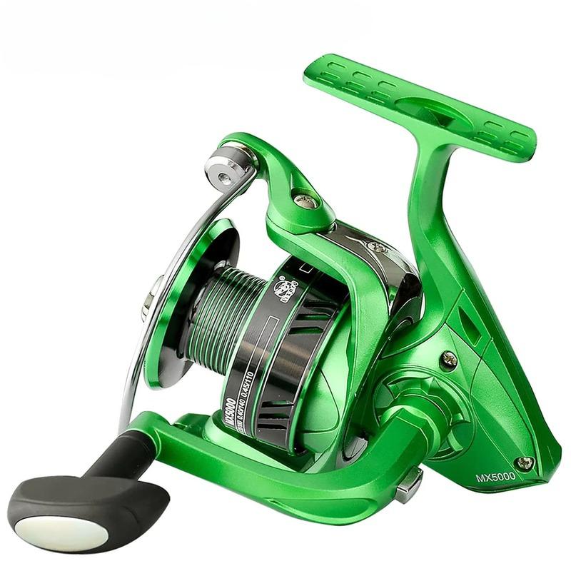 

Полностью металлическая рыболовная катушка с вертлюгом серии 1000-7000, 12 кг, максимальное сопротивление, карп, прочная металлическая шпуля 5,2:1/4,7:1 Аксессуары для катушек с высоким коэффициентом скорости 1000 Series зелёный