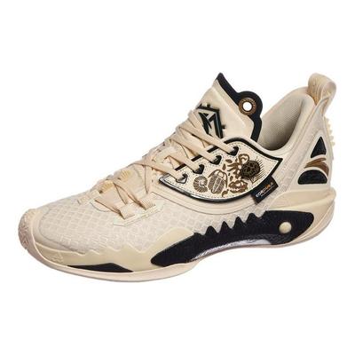 Crazy Tide 5 Rutschfeste Atmungsaktive Low-Top Stickstofftechnologie Basketballschuhe Herren Sneaker Braun Schwarz 112411106-2