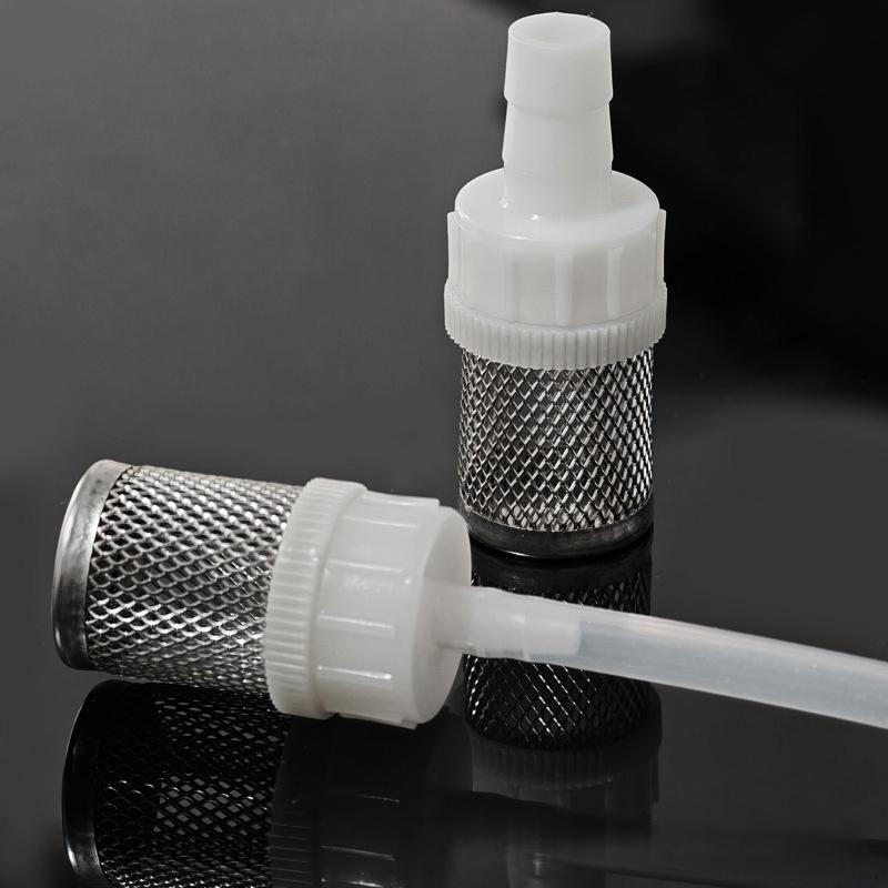 1/3Pcs 4mm 6mm 8mm 10mm 12mm 14mm 16mm 20mm Hose Stainless Steel Filter For Fish Tank Aquarium Garden DIY Accessories