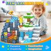 Yolla Loos 150-Piece Magnetic Building BlocksMontessori Toy Set for Boys and Girls Ages 6+