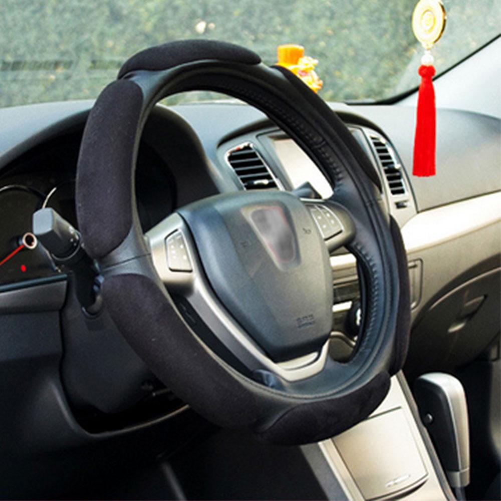 

Car Steering Wheel Cover Anti-Slip Durable Artificial Leather Car-covers Auto Decoration Interior
