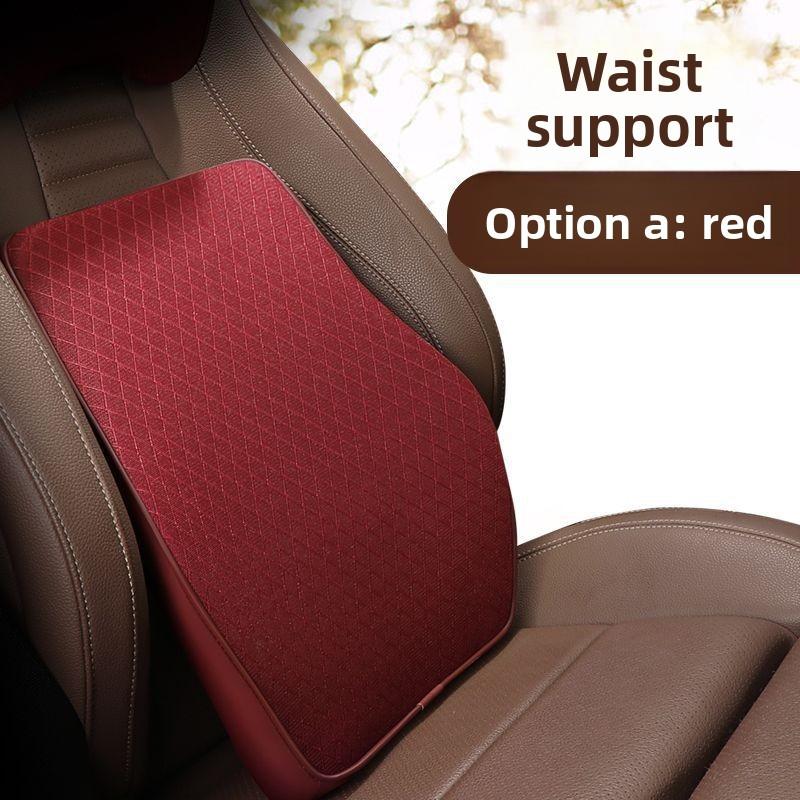 Car Headrest Waist Pillow Car Memory Cotton Neck Pillow Car Seat Car Pillow Back Pad Support Comfortable