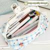 Cartoon Cute Puppy Pencil Case Canvas Large Capacity Stationery Bag Pen Bags School Supplies