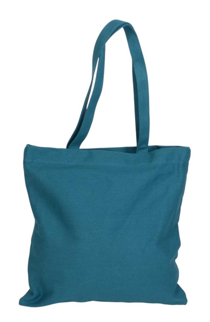 Friends Hill ouaf ouaf & miaou marché Sagara Embroidered Gussetless Tote Bag, Tiger Cat Design, 912052