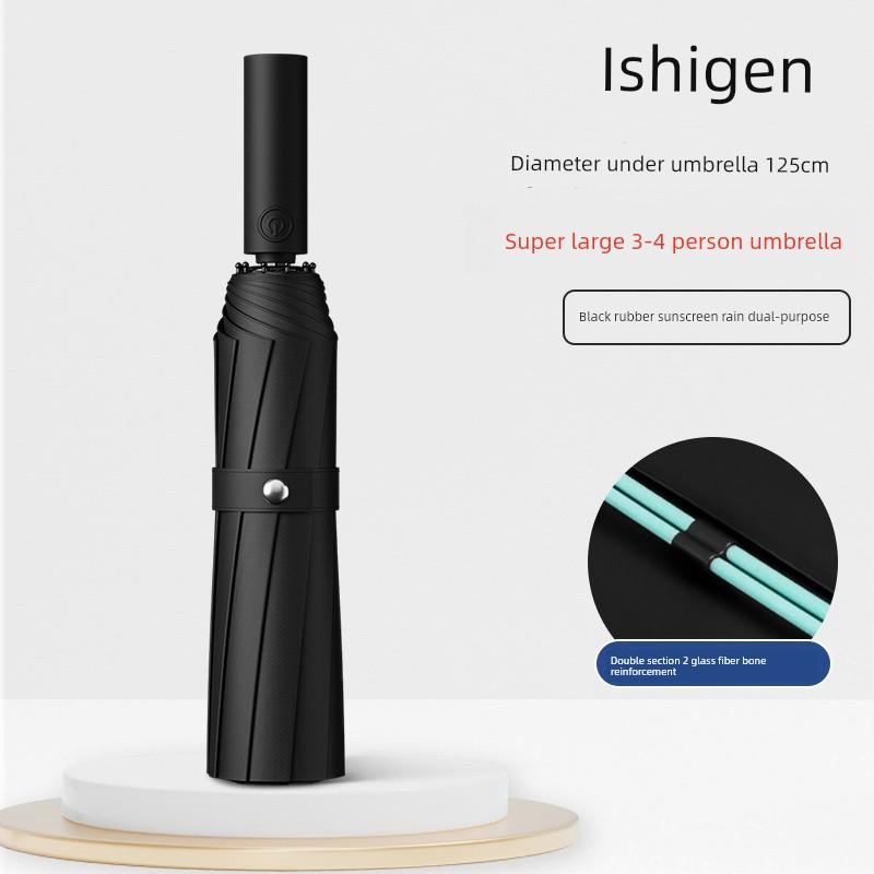 256-Bone Reverse Umbrella Automatic Extra Large UV Protection Rain Or Shine Dual-Use Wind-Resistant Bag Rainproof Self-opening Umbrella