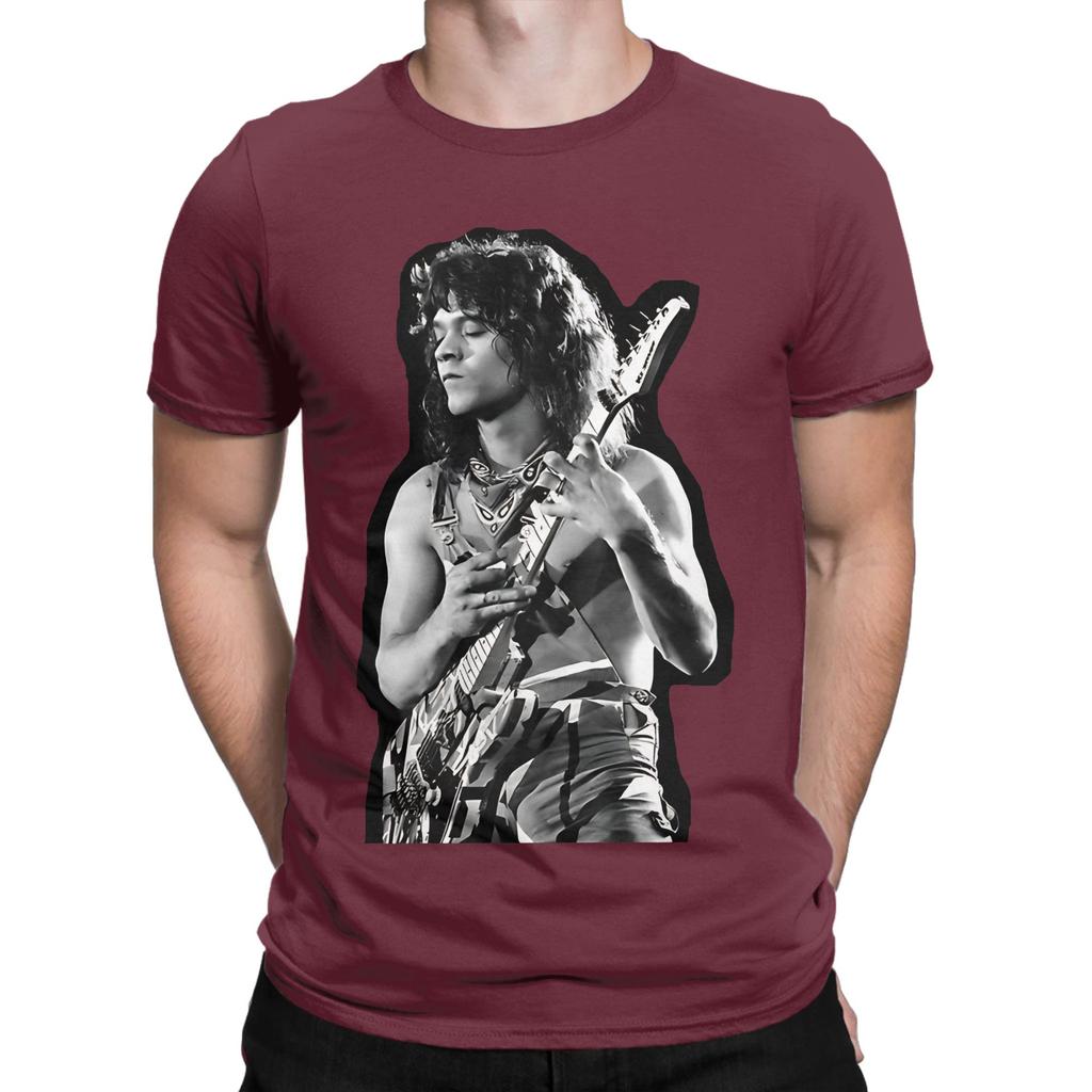 long sleeve eddie stuff eddie funny eddie Funny 100 Cotton TShirt Van Halen Tees Tops For Unisex
