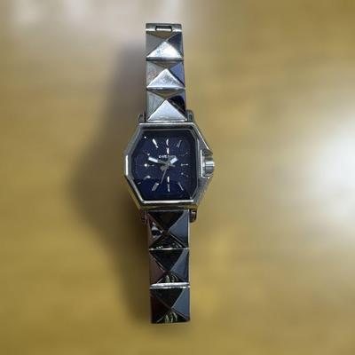 Used DIESEL Women's Watch Studded Belt