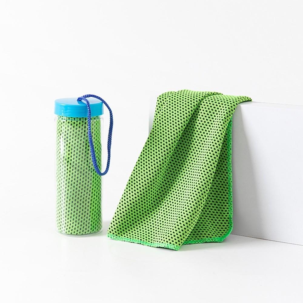 Durable Polyester Cooling Towel Breathable Mesh Quick Dry Sports Towel Cooling Fabric Hanging Strap Cold Feeling Towel Running
