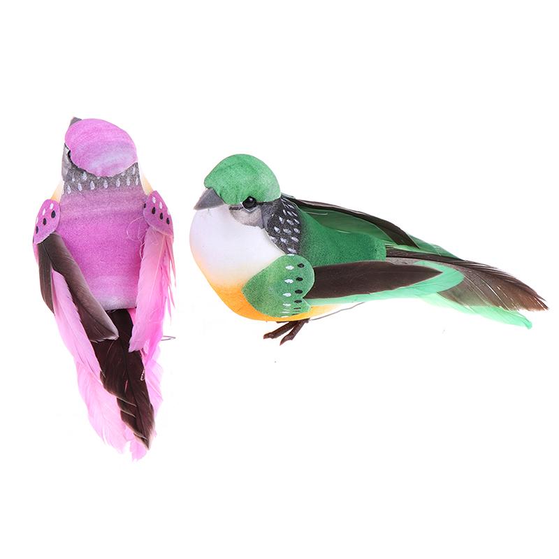 The Wedding Venue Is Decorated With Mini Fake Birds, Artificial Feather Foam Pigeon Models, And Wedding Scenes Are Decorated With Small Ornaments