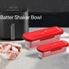 2 Piece Leak-proof Fried Fish Batter Bowl Rectangular Batter Coating Mixing Bowl  Fried Chicken