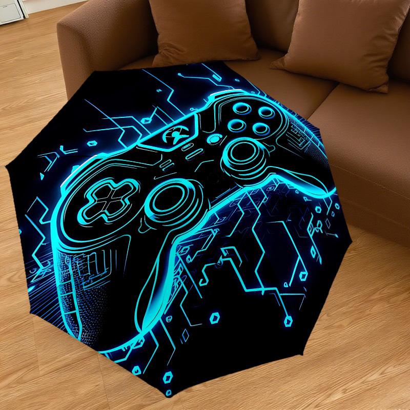 1PC Controller Gamepad Umbrella-8-Rib Reinforced, Automatic Open, Lightweight & Durable, Fashion Accessory for Outdoor, J0363
