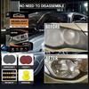 Professional Headlight Restoration Kit DIY Headlamp Brightener Car Care Repair kit Head Lense Clean