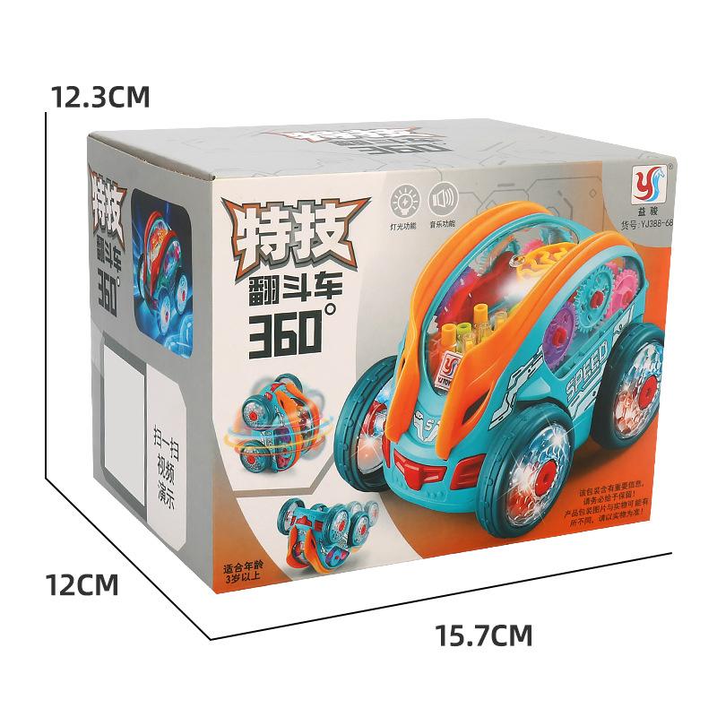 Electric Stunt Dipper Car Music Light Gear 360 Rotating Stunt Car Boys Children's Toys