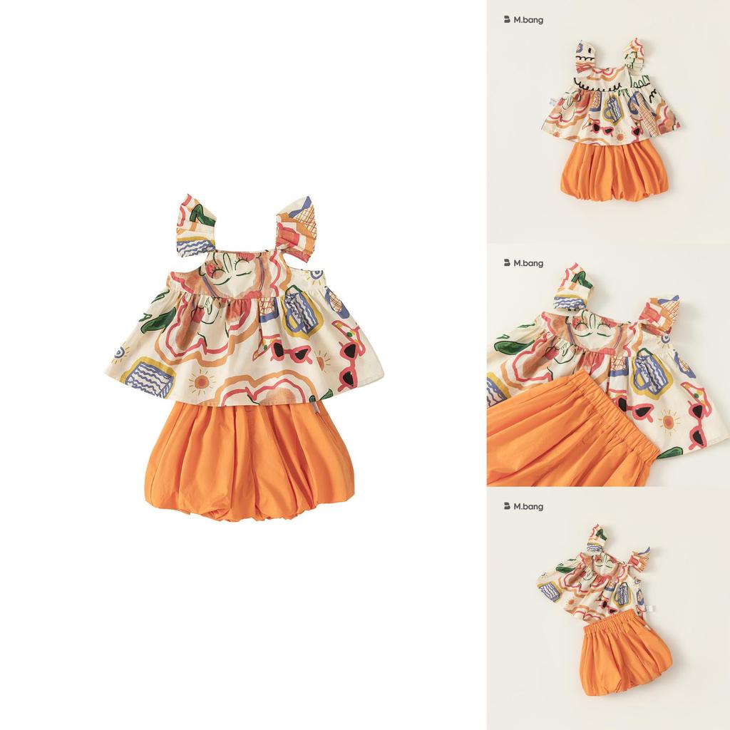 Girl Toddler Casual Shorts Set With Soft Cotton Fabric For Kids Summer Wear