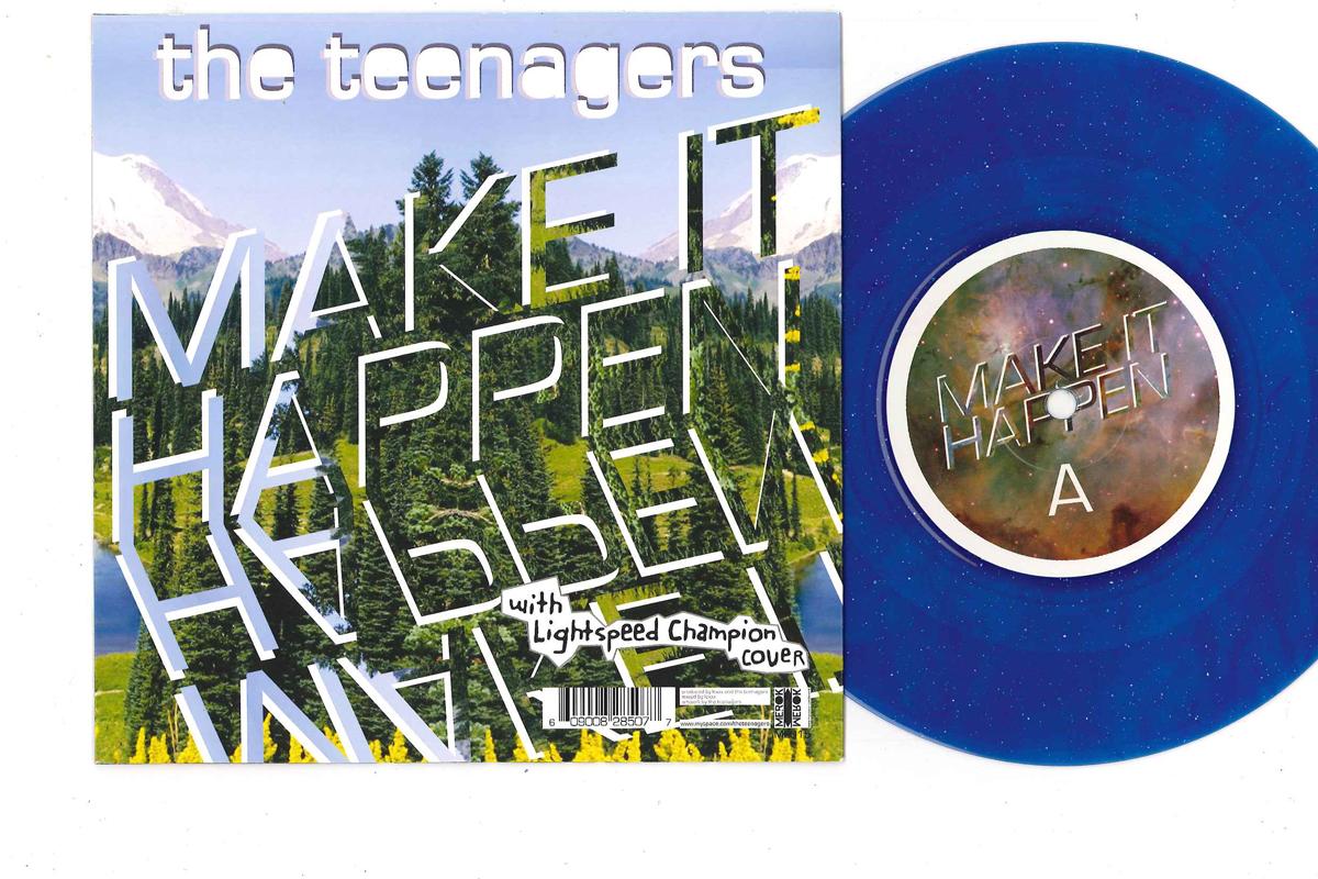 

7inch Record TEENAGERS - Make It Happen ME015 MEROK 2008 UK Rock Used