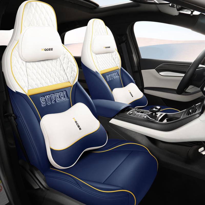 BYD Qin Plus EV/DMI Full Wrap Leather Seat Covers – All-Season, 5-Seat Set