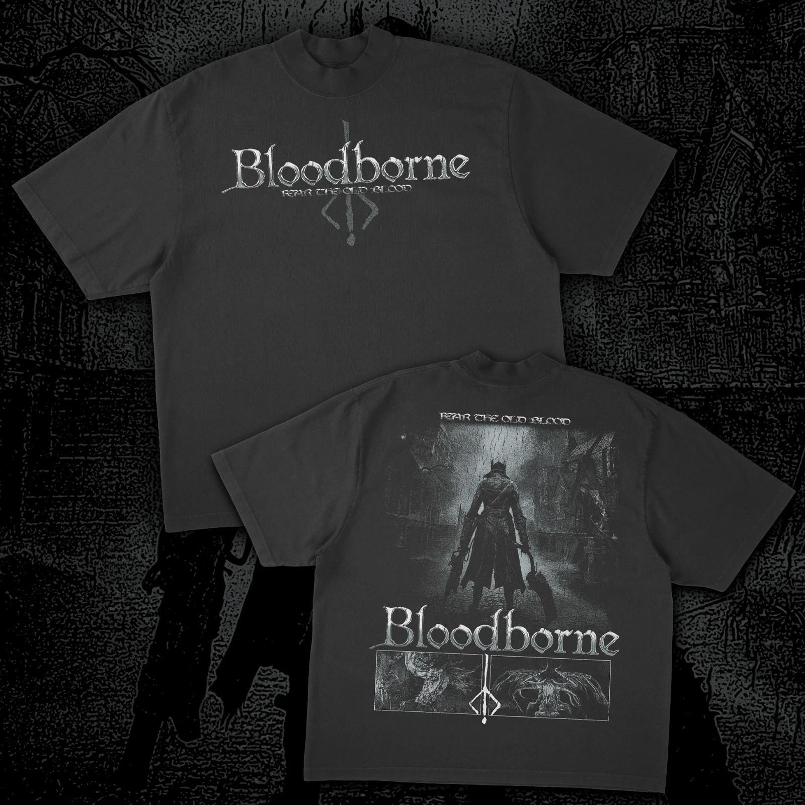 Bloodborne - Fear the Old Blood boot Tee (2-SIDED) S-5XL XL