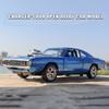 AAZV1 1:32 Scale Charger 1970 Metal Diecast Car Toy Models 4 Doors Opened Pull Back Sound Light Model Gifts Vehicles for Boys Kids
