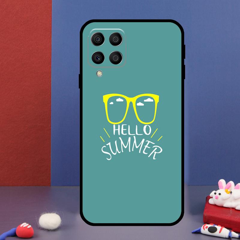 Hallo Sommerblumen Handyhülle für Samsung Galaxy M12 M13 M33 M23 M53 M15 M55 M31 M51 M14 M34 M54 M20 M32 M52