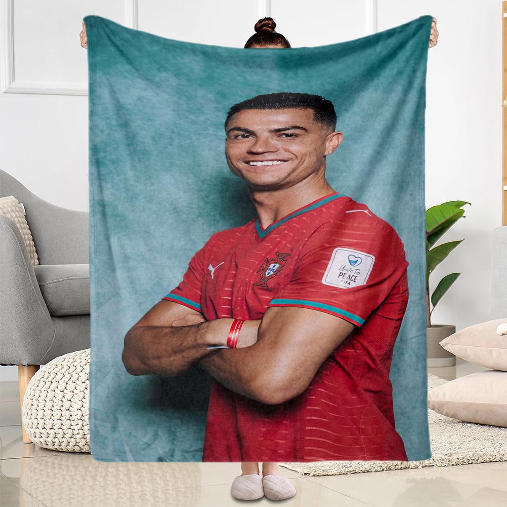 Cristiano Ronaldo 121 Blanket Soft & Cozy Great for Bed Couch Sofa for All Occasions Warmthful Decor Birthday Christmas Gift Blanket